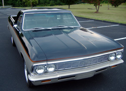 1966 chevy el camino partial restoration custom paint