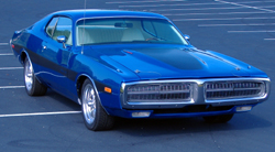 1973 dodge charger complete restoration b5 blue big block white interior