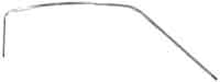 Mustang fastback conversion - roof rail rubber channel